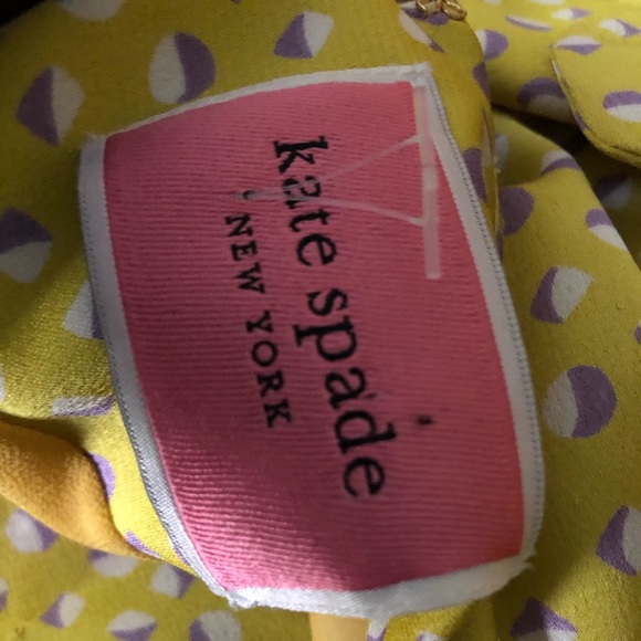 Kate Spade Yellow ruffle sleeve shift dress - Picture 16 of 16